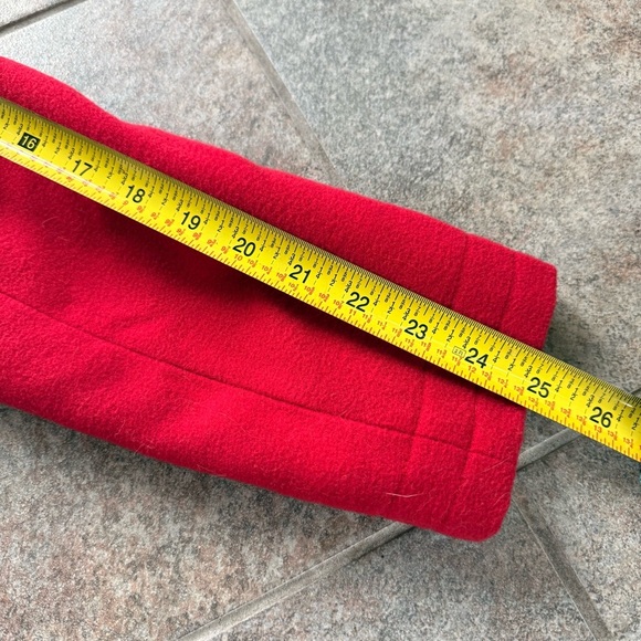 VENUS Vibrant Red Trench Coat Size 8 - Picture 11 of 12